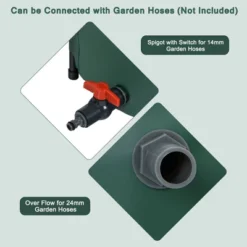 Costway 53 Gallon Portable Rain Barrel Water Collector Collapsible Tank W/Spigot Filter 14 Costway 53 Gallon Portable Rain Barrel Water Collector Collapsible Tank W/Spigot Filter -D'Eco Store GUEST 00b78fd1 401e 41fe 8f43 10ed2b6fea7d