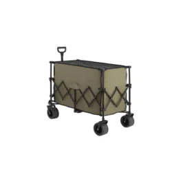 Beach Wagon,Collapsible Wagon 220lbs With Big Wheels Foldable Wagon Carts, Heavy Duty 300L Folding Utility Garden Cart Army Green -D'Eco Store GUEST 03d7c42d f7da 4c9d a09d 5c174efe78aa