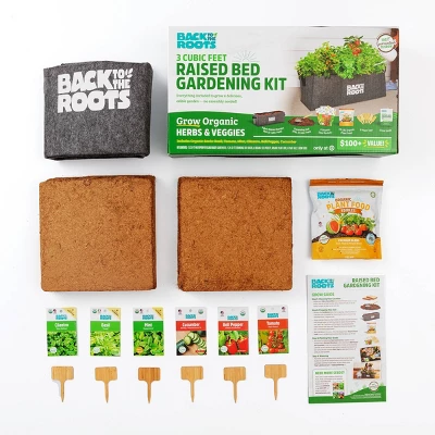 Back To The Roots Organic Raised Bed Gardening Kit With Soil, Seeds, And Plant Food 6 Back To The Roots Organic Raised Bed Gardening Kit With Soil, Seeds, And Plant Food - Image 6