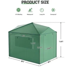 Portable Greenhouse For Indoor & Outdoor Plants, 6x8ft Durable PE Cover Pop-Up Green House Kit 13 Portable Greenhouse For Indoor & Outdoor Plants, 6x8ft Durable PE Cover Pop-Up Green House Kit -D'Eco Store GUEST 0815f054 378a 4b2e 94e4 84f52c7ca76c