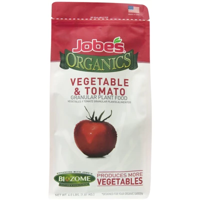 Jobe's Biozome Organic Vegetable And Tomato Granules Plant Food 4 Lb 1 Jobe's Biozome Organic Vegetable And Tomato Granules Plant Food 4 Lb