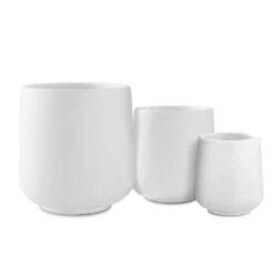 Rosemead Home & Garden 3pc Concrete Outdoor Planter Pots Chalk White 13 Rosemead Home & Garden 3pc Concrete Outdoor Planter Pots Chalk White -D'Eco Store GUEST 091fb0c3 5199 4924 963f fce1f9f47f31