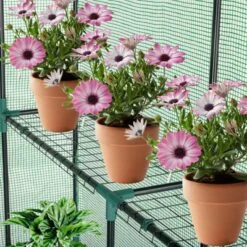 Walk-in Greenhouse For Outdoors, 58"x58"x75" Plant House With 8-Tier Grid Shelves For Seed Starting & Potted Plants 20 Walk-in Greenhouse For Outdoors, 58"x58"x75" Plant House With 8-Tier Grid Shelves For Seed Starting & Potted Plants -D'Eco Store GUEST 09e90f09 8ca9 4139 97ef 2822e819afbc