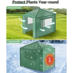 Portable Greenhouse For Indoor & Outdoor Plants, 6x8ft Durable PE Cover Pop-Up Green House Kit 14 Portable Greenhouse For Indoor & Outdoor Plants, 6x8ft Durable PE Cover Pop-Up Green House Kit -D'Eco Store GUEST 0b1d0880 a241 45da 8768 36649c18c213