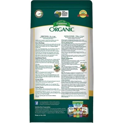 Espoma Organic Evergreen-tone 3-4-3 Tree & Shrub Food 1 Espoma Organic Evergreen-tone 3-4-3 Tree & Shrub Food