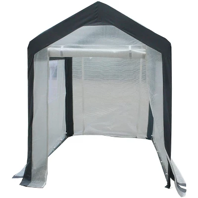 Spring Gardener Gable Enclosed Durable Walk In Outdoor Garden Greenhouse 2 Spring Gardener Gable Enclosed Durable Walk In Outdoor Garden Greenhouse - Image 2
