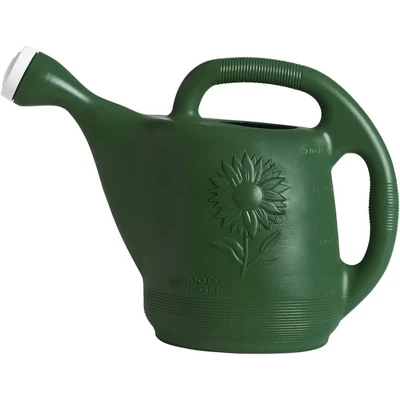 Novelty Classic Plastic Watering Can, Green, 2 Gallon 3 Novelty Classic Plastic Watering Can, Green, 2 Gallon - Image 3