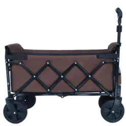 Expandable Dual-Layer Utility Wagon With 100% Extra Space - Grocery CartSupports 225lbs, Brown 11 Expandable Dual-Layer Utility Wagon With 100% Extra Space - Grocery CartSupports 225lbs, Brown -D'Eco Store GUEST 0db5ce4b 6aac 4217 a286 38c115b375d7