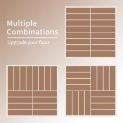 CLIHOME 12"x12" Square Composite Decking Tiles,Outdoor Patio Four Slat Plastic Interlocking Deck Tiles(Pack Of 36) 10 CLIHOME 12"x12" Square Composite Decking Tiles,Outdoor Patio Four Slat Plastic Interlocking Deck Tiles(Pack Of 36) -D'Eco Store GUEST 15acdfe3 5e2a 4b37 83ca fff9618df829