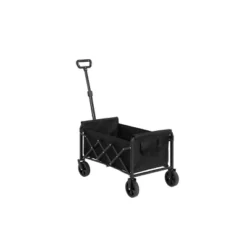 Lightweight Portable Heavy Duty Folding Beach Wagons With Wheels - Outdoor Utility Carts-Black -D'Eco Store GUEST 178446a0 43f0 45dd 8f77 36e1cc67b2e9