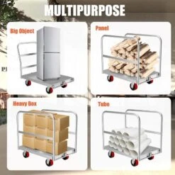 Heavy Duty Steel Panel Cart Dolly – 2000 Lbs Capacity Drywall Dolly & Lumber Truck Cart With 3 Side Handrails, 36" L X 24" W X 33" H 10 Heavy Duty Steel Panel Cart Dolly – 2000 Lbs Capacity Drywall Dolly & Lumber Truck Cart With 3 Side Handrails, 36" L X 24" W X 33" H -D'Eco Store GUEST 1810b544 0392 4e09 8388 60029af73911
