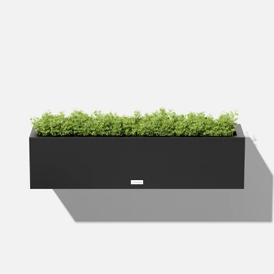 Block Series Plastic Railing Planter 8 Block Series Plastic Railing Planter - Image 8