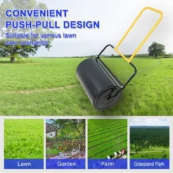 SKRAN High Capacity Lawn Roller, Can Fill Sand/Water, With Easy-Turn Plug And U-Shaped Ergonomic Handle For Convenient Push And Pull, For Garden, Farm 10 SKRAN High Capacity Lawn Roller, Can Fill Sand/Water, With Easy-Turn Plug And U-Shaped Ergonomic Handle For Convenient Push And Pull, For Garden, Farm -D'Eco Store GUEST 1da32053 e83b 4122 8c9e 97212d15d8a0