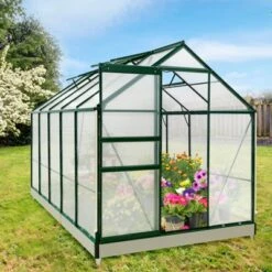 EAGLE PEAK Polycarbonate Aluminum Green House For Backyard Garden -D'Eco Store GUEST 1f4f7dc3 e784 47fc a130 f8ce8970d8b4