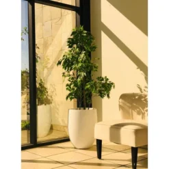 Rosemead Home & Garden, Inc. Concrete Outdoor Planter Pot White 17"x17" 13 Rosemead Home & Garden, Inc. Concrete Outdoor Planter Pot White 17"x17" -D'Eco Store GUEST 222a7c70 e45c 4191 a638 5c69f57cbf3b