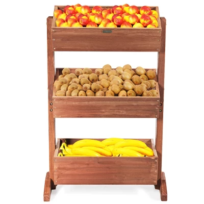 3-Tier Raised Garden Bed Vertical Freestanding Elevated Planter Patio Balcony 5 3-Tier Raised Garden Bed Vertical Freestanding Elevated Planter Patio Balcony - Image 5