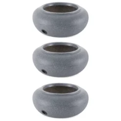 HC Companies Versatile 21 Inch Round Natural Decorative Plastic Outdoor Garden Hose Storage Pot With Side Hole, Granite (3 Pack) 11 HC Companies Versatile 21 Inch Round Natural Decorative Plastic Outdoor Garden Hose Storage Pot With Side Hole, Granite (3 Pack) -D'Eco Store GUEST 23403ea5 b4f0 4fa1 8566 66186f0ef896