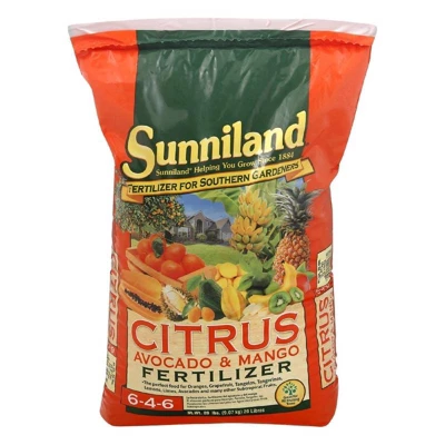 Sunniland Avocado And Mango 6-4-6 Plant Fertilizer 20 Lb 1 Sunniland Avocado And Mango 6-4-6 Plant Fertilizer 20 Lb