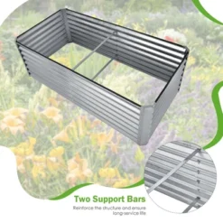 Costway Raised Garden Bed Large Metal Planter Box Kit For Vegetable Herb 6' X 3' X 2' 17 Costway Raised Garden Bed Large Metal Planter Box Kit For Vegetable Herb 6' X 3' X 2' -D'Eco Store GUEST 2470048f ed4e 46bd 87f3 70711b87098e