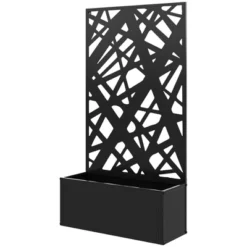 Outsunny Metal Raised Garden Bed With Trellis, Freestanding Or Wall Mounted Raised Flower Bed With Privacy Panel For Garden, Patio, Balcony 13 Outsunny Metal Raised Garden Bed With Trellis, Freestanding Or Wall Mounted Raised Flower Bed With Privacy Panel For Garden, Patio, Balcony -D'Eco Store GUEST 258d6cca 2c3e 456a 8621 680c1cd55f91