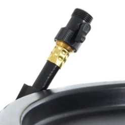 FCMP Outdoor RC45 45 Gallon Heavy Duty Outdoor Home Rain Water Catcher Barrel Container With Hose & Debris Screen, Black -D'Eco Store GUEST 28f91947 1155 4572 a390 0907abf4ef7a