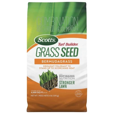 Scotts Turf Builder 4lbs Grass Seed Bermudagrass: Drought-Tolerant, Full Sun, Quick Germination 8 Scotts Turf Builder 4lbs Grass Seed Bermudagrass: Drought-Tolerant, Full Sun, Quick Germination - Image 8