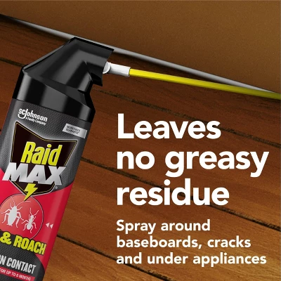 Raid Max Ant And Roach Killer Bug Spray - 14.5oz 3 Raid Max Ant And Roach Killer Bug Spray - 14.5oz - Image 3