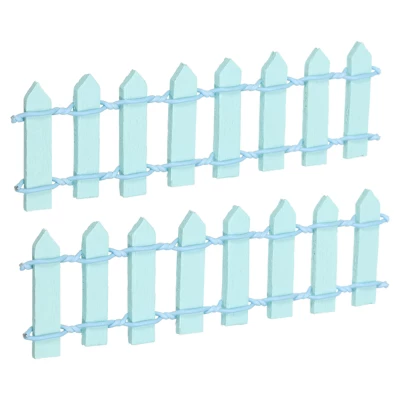 Unique Bargains Decorative Miniature Garden DIY Mini Ornament Picket Fence 4 Unique Bargains Decorative Miniature Garden DIY Mini Ornament Picket Fence - Image 4