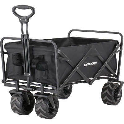 Acoinel Heavy Duty 350 Lbs Capacity Collapsible Wagon, Outdoor Folding Camping Wagons, Grocery Portable Utility Cart 5 Acoinel Heavy Duty 350 Lbs Capacity Collapsible Wagon, Outdoor Folding Camping Wagons, Grocery Portable Utility Cart - Image 5