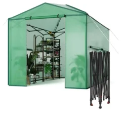 Portable Greenhouse For Indoor & Outdoor Plants, 6x8ft Durable PE Cover Pop-Up Green House Kit 19 Portable Greenhouse For Indoor & Outdoor Plants, 6x8ft Durable PE Cover Pop-Up Green House Kit -D'Eco Store GUEST 2e611513 4a54 43ea 9ede 19c7fe1c3548