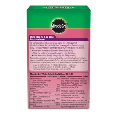 Miracle-Gro 30-10-10 Water Soluble Orchid Food, 8oz 5 Miracle-Gro 30-10-10 Water Soluble Orchid Food, 8oz - Image 5
