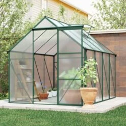 Chery Life Green-6 X 8 FT Outdoor Patio Greenhouse -D'Eco Store GUEST 3171c0a9 81aa 457c 8985 6de6840b13e6