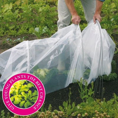 Easy Poly Tunnel – Durable UV-Stabilized Polyethylene, Galvanized Steel Hoops, Ideal For Early Planting And Protection 2 Easy Poly Tunnel – Durable UV-Stabilized Polyethylene, Galvanized Steel Hoops, Ideal For Early Planting And Protection - Image 2