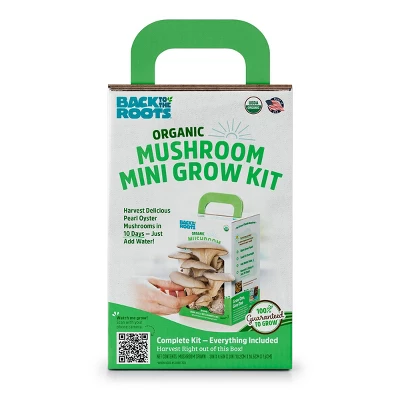 Back To The Roots Organic Mushroom Mini Grow Kit Pearl Oyster 1 Back To The Roots Organic Mushroom Mini Grow Kit Pearl Oyster