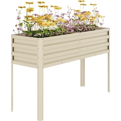 Raised Garden Bed With -Watering Reservoir - Tall Elevated Square Planter Box For Vegetables/Herbs, Heavy Duty Steel Panels & Drainage 6 Raised Garden Bed With -Watering Reservoir - Tall Elevated Square Planter Box For Vegetables/Herbs, Heavy Duty Steel Panels & Drainage - Image 6