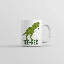 Crazy Dog Tee Rex Golf Mug Funny Sarcastic Golfing Dino Graphic Coffee Cup-11oz -D'Eco Store GUEST 38534447 327d 451c 9336 15bac8e9dd54