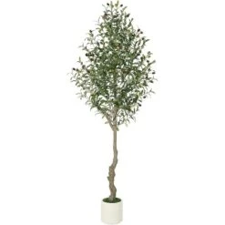 Faux Olive Tree With Moss And Planter Pot, Realistic Olive & Leaves Artificial Tree Tall Plants For Home Yard Office Decor Indoor Outdoor 21 Faux Olive Tree With Moss And Planter Pot, Realistic Olive & Leaves Artificial Tree Tall Plants For Home Yard Office Decor Indoor Outdoor -D'Eco Store GUEST 3c151b39 a0a8 4bf0 ad29 35749654415b