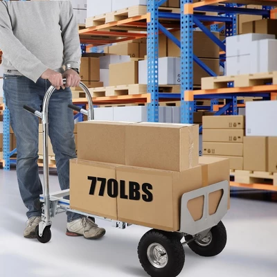 Folding Hand Truck,3-in-1 Aluminum Dolly Cart With Wheels,770 LBS Capacity Heavy Duty Hand Trucks For Transport And Moving 5 Folding Hand Truck,3-in-1 Aluminum Dolly Cart With Wheels,770 LBS Capacity Heavy Duty Hand Trucks For Transport And Moving - Image 5