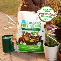 Back To The Roots 25.7qt Organic Potting Mix Premium Blend All Purpose: Soil For Flowers & House Plants, Peat-Free -D'Eco Store GUEST 3f19f94e 9f45 4259 8efe 00a6816b04f6