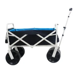 FURNIinspire Wheelbarrows And Lawn Carts Folding Wagon Garden Cart, Multi Function Garden Cart For Carrying, Black And Blue, 47“*20"*43" 8 FURNIinspire Wheelbarrows And Lawn Carts Folding Wagon Garden Cart, Multi Function Garden Cart For Carrying, Black And Blue, 47“*20"*43" -D'Eco Store GUEST 4022570b b55d 4ad4 b168 3c430fe2baf0
