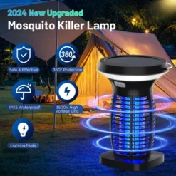 Aukfa Bug Zapper Outdoor, Mosquito Zapper Outdoor Waterproof 4200V Fly Trap Indoor For Home Backyard, Patio, Garden, Camping -D'Eco Store GUEST 424d6766 80df 401f a770 a024d0835553