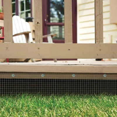 YardGard 4 X 5 Foot Heavy Duty Galvanized Steel 1/4 Inch Square Mesh Design Poultry Netting/Wire Garden Fencing Hardware Cloth, Silver 3 YardGard 4 X 5 Foot Heavy Duty Galvanized Steel 1/4 Inch Square Mesh Design Poultry Netting/Wire Garden Fencing Hardware Cloth, Silver - Image 3