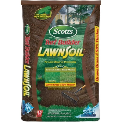 Scotts Turf Builder LawnSoil With Water Smart For Lawn Repair Or Overseeding 2 Scotts Turf Builder LawnSoil With Water Smart For Lawn Repair Or Overseeding - Image 2