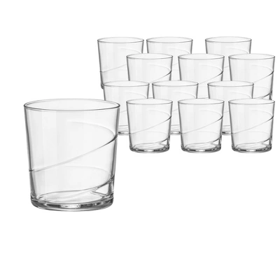 Bormioli Rocco Bodega Swirl Gin Fizz Glasses - Set Of 12, Spiral Design Tumblers With Secure Edge Reinforced Rims - Dishwasher Safe 7 Bormioli Rocco Bodega Swirl Gin Fizz Glasses - Set Of 12, Spiral Design Tumblers With Secure Edge Reinforced Rims - Dishwasher Safe - Image 7