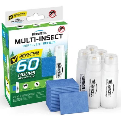 ThermaCELL Mosquito Repellent Refill - 60 Hours - 5 Fuel Cartridges And 15 Repellent Mats 1 ThermaCELL Mosquito Repellent Refill - 60 Hours - 5 Fuel Cartridges And 15 Repellent Mats
