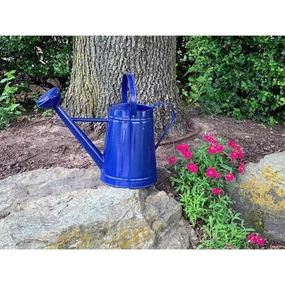 Tierra Garden 1.2 Gallon Traditional Metal Watering Can 2 Tierra Garden 1.2 Gallon Traditional Metal Watering Can - Image 2