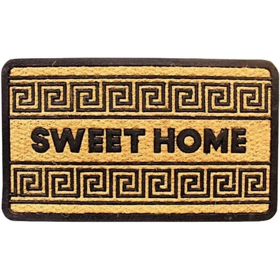 LIVEVIE Sweet Home Rubber Coir Doormat – 18x30", Durable, Anti-Skid Entry Mat For Indoor/Outdoor Use, Traps Dirt & Moisture. 1 LIVEVIE Sweet Home Rubber Coir Doormat – 18x30", Durable, Anti-Skid Entry Mat For Indoor/Outdoor Use, Traps Dirt & Moisture.