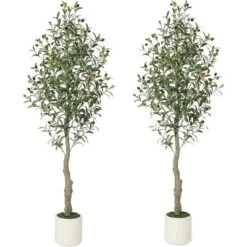 Faux Olive Tree With Moss And Planter Pot, Realistic Olive & Leaves Artificial Tree Tall Plants For Home Yard Office Decor Indoor Outdoor 20 Faux Olive Tree With Moss And Planter Pot, Realistic Olive & Leaves Artificial Tree Tall Plants For Home Yard Office Decor Indoor Outdoor -D'Eco Store GUEST 4800b896 ab82 4d43 ad14 240a20143478