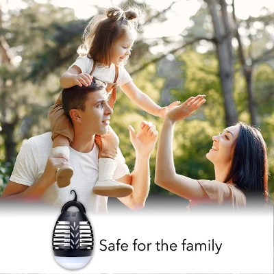 Dartwood Outdoor Bug Zapper - Waterproof, USB Rechargeable And Battery Powered Mosquito Killer, Insect Trap And Fly Swatter (2-4 Packs) 5 Dartwood Outdoor Bug Zapper - Waterproof, USB Rechargeable And Battery Powered Mosquito Killer, Insect Trap And Fly Swatter (2-4 Packs) - Image 5