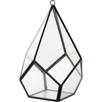 D'Eco Glass Geometric Plant Terrarium (5.7x5.7x7) - Indoor Tabletop & Hanging Teardrop Planter Holiday Decor - Christmas Gift For Plant Lovers 2 D'Eco Glass Geometric Plant Terrarium (5.7x5.7x7) - Indoor Tabletop & Hanging Teardrop Planter Holiday Decor - Christmas Gift For Plant Lovers - Image 2